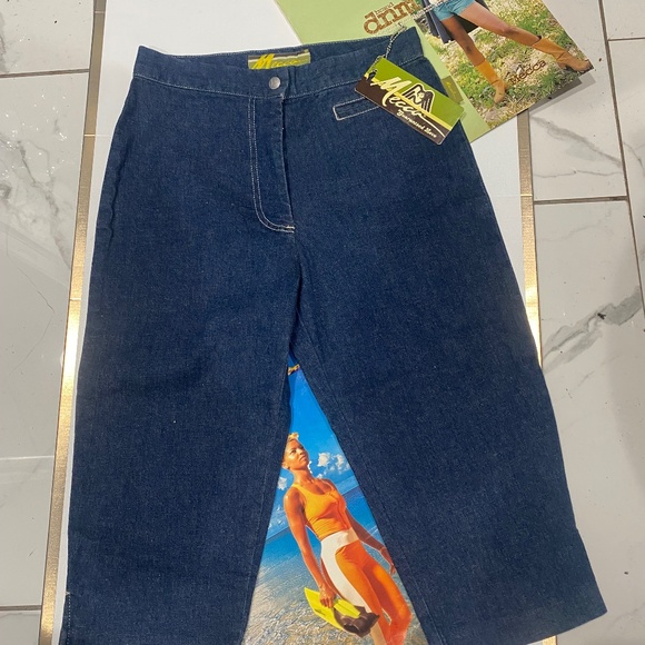 Ladies Mecca Vintage Love Capri Pants Sz 27 - Picture 1 of 12